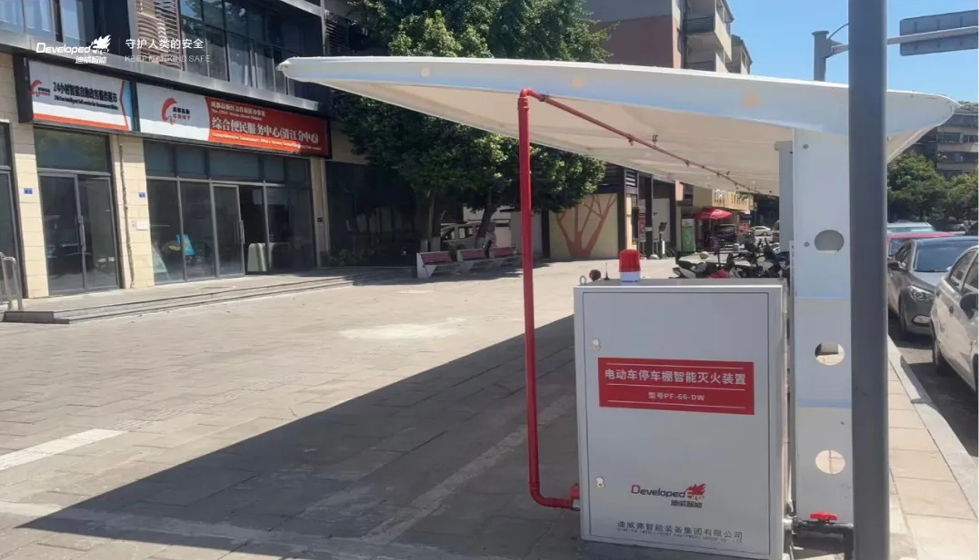 四大系统赋能｜电动自行车智能停车棚一站式落地解决方案